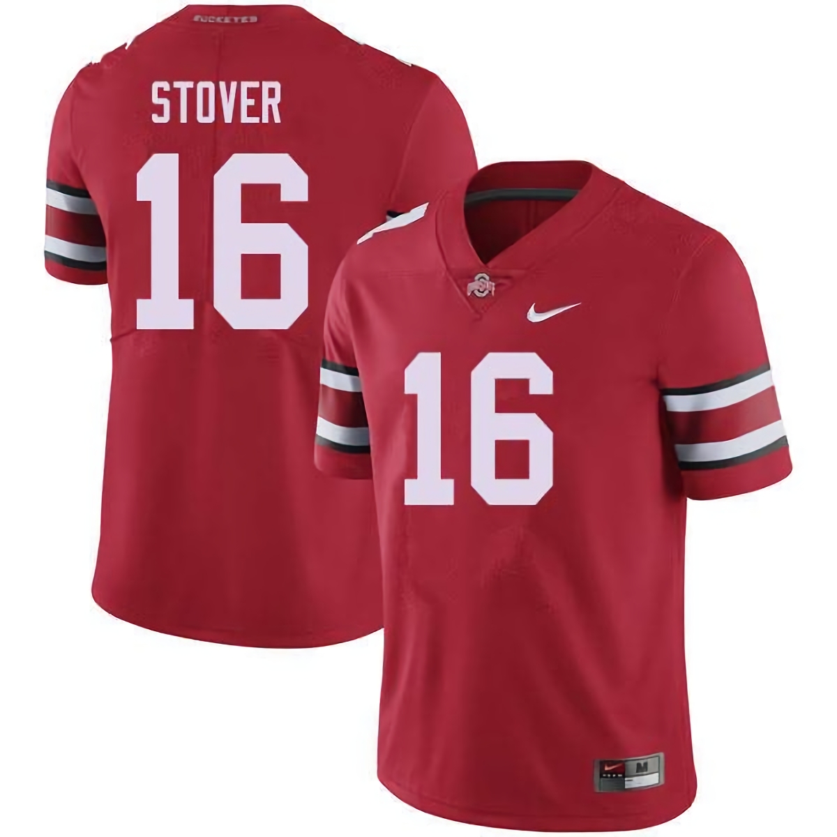 Cade Stover Ohio State Buckeyes Men's NCAA #16 Nike Red College Stitched Football Jersey XRL1756EI